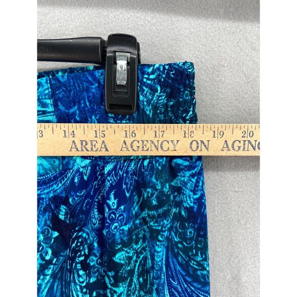 CACHE Pants Womens Sz XL Pull On Elastic Waist High-Rise Stretch Wide Leg - Picture 4 of 10